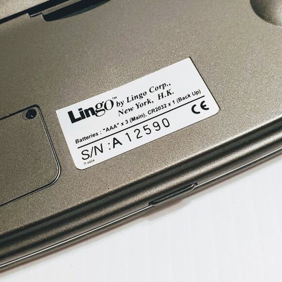 LINGO tt6004 6 language electronic translator. Good working and cosmetic shape - Picture 6 of 11